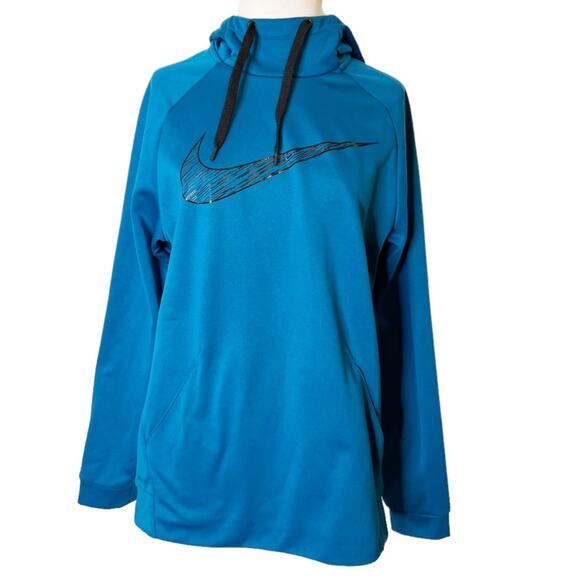 NWT Nike therma Dri-fit swish hoodie sz M - Picture 1 of 4